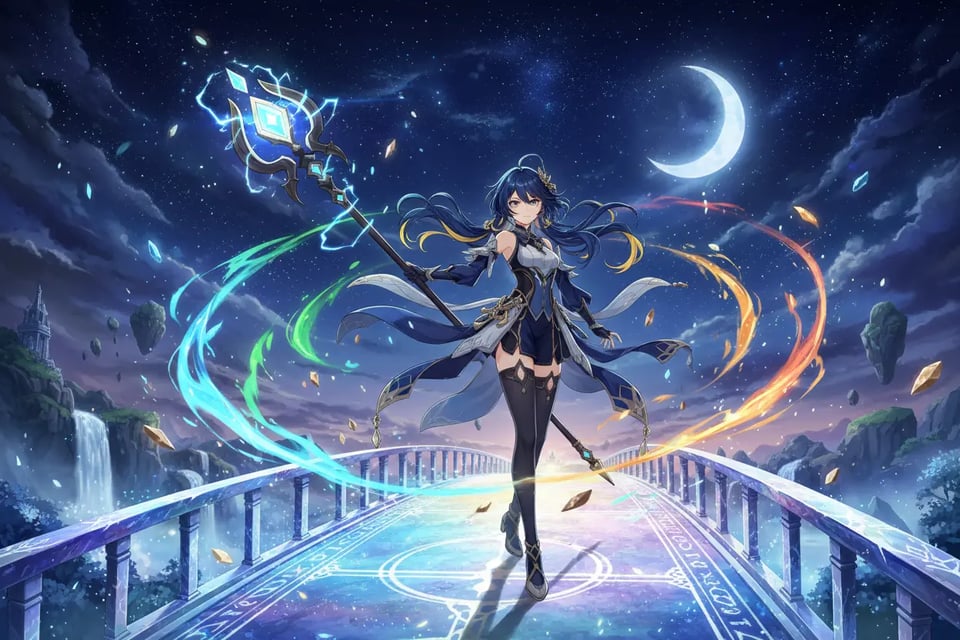 Turn Art and Story into Genshin Impact Illustrations