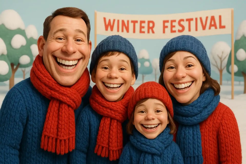 Family Cartoon froam Bylo.ai