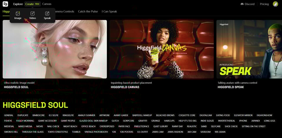 Visit the Higgsfield AI Website