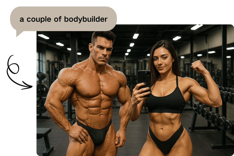 Erstellen Sie Bodybuilder jeder Art – Männer, Frauen und mehr