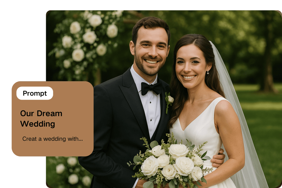 AI Wedding Photos/Portraits
