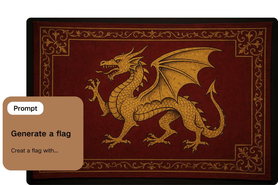 Text-to-Flag Creation