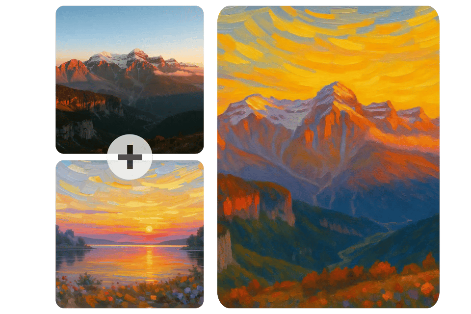 Artistic Style Transfer and AI Image Fusion
