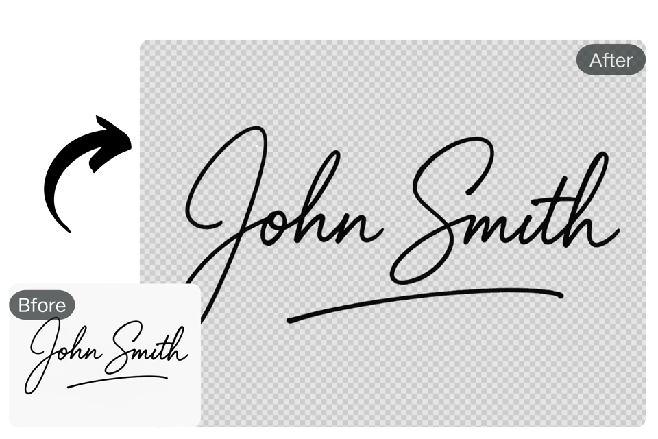 Remove Background from Signature Free Online