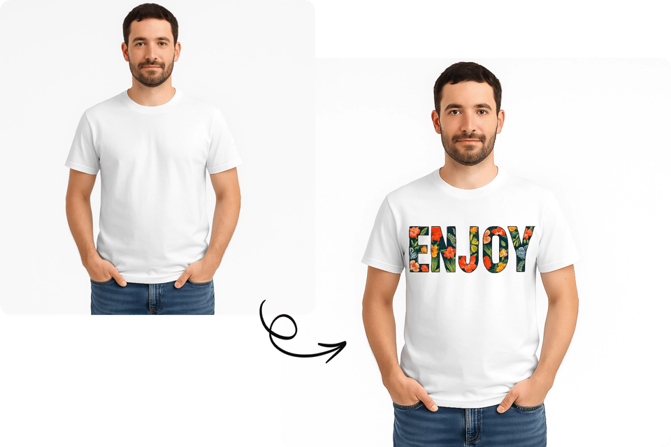 Dynamic T-Shirt Mockup Generator
