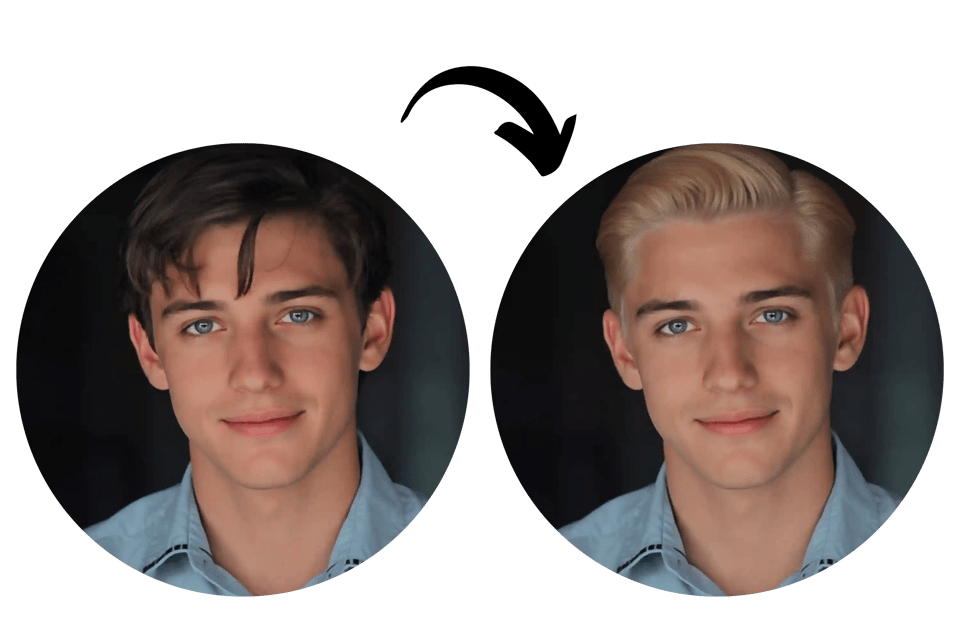 免费AI虚拟换发型工具（男士适用）