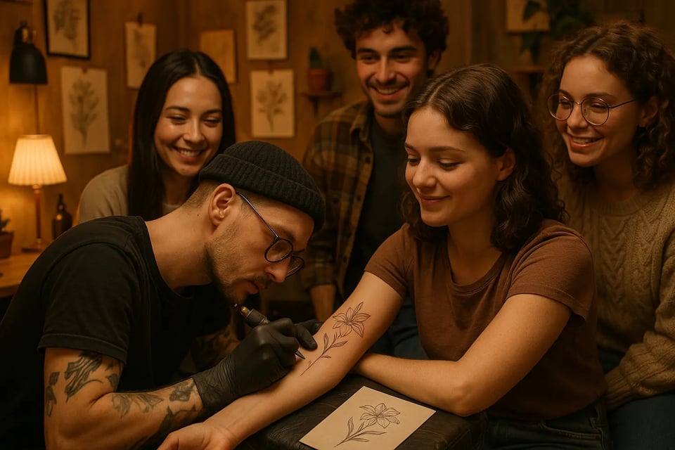 Générateur de fleurs de naissance par IA pour des tatouages floraux personnalisés