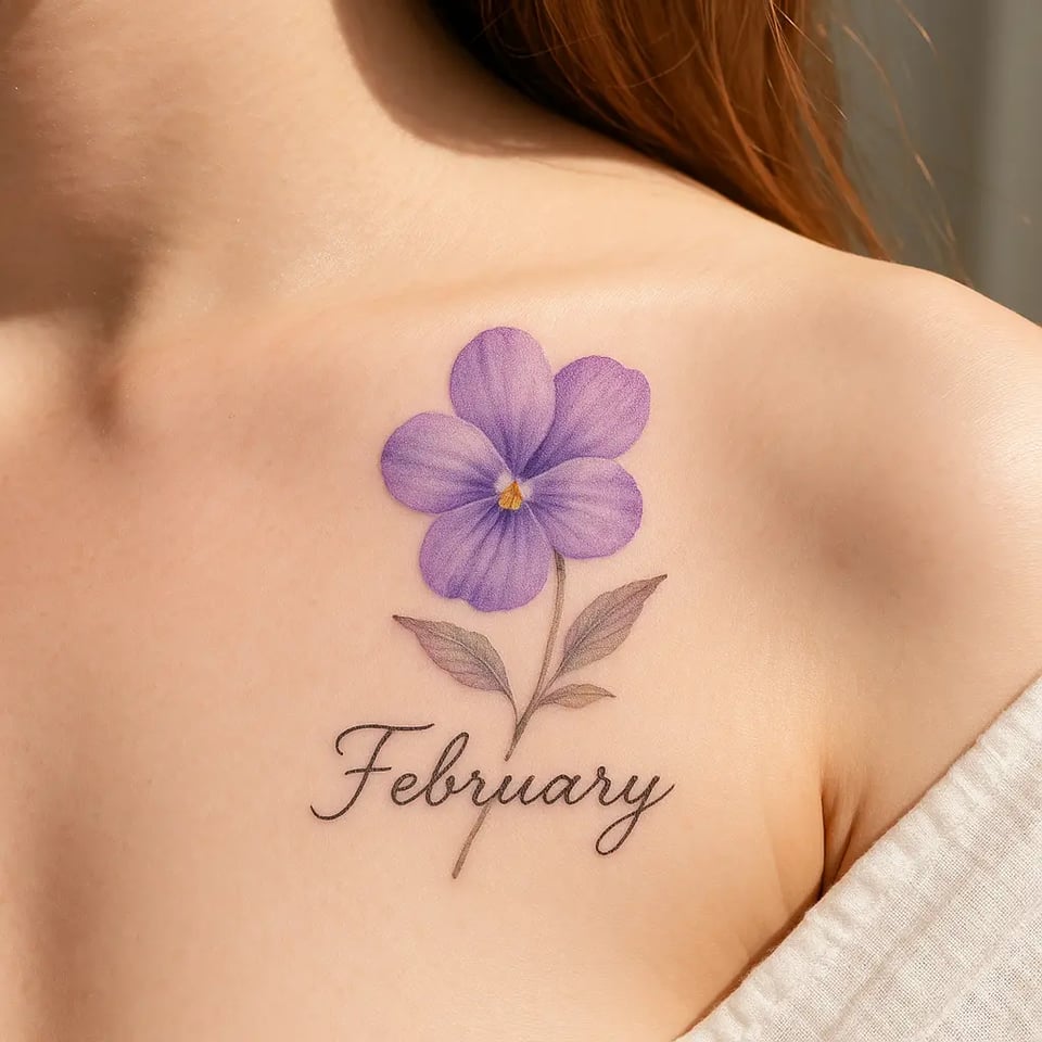 Fleur de Naissance de février – Violette