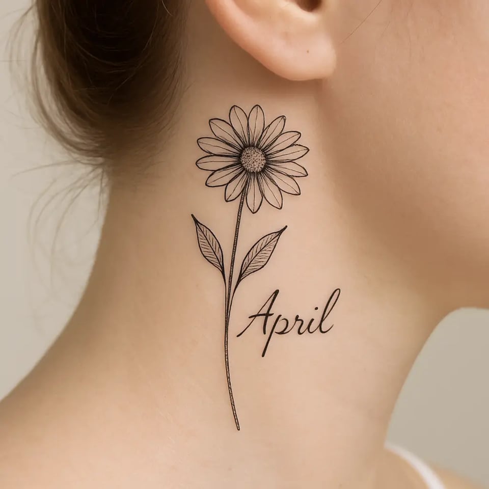 Fleur de Naissance d’avril – Marguerite