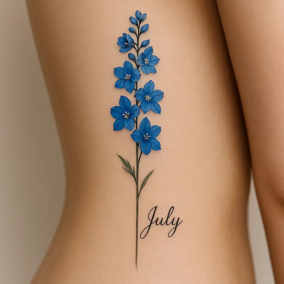 Fleur de naissance juillet – Consoude