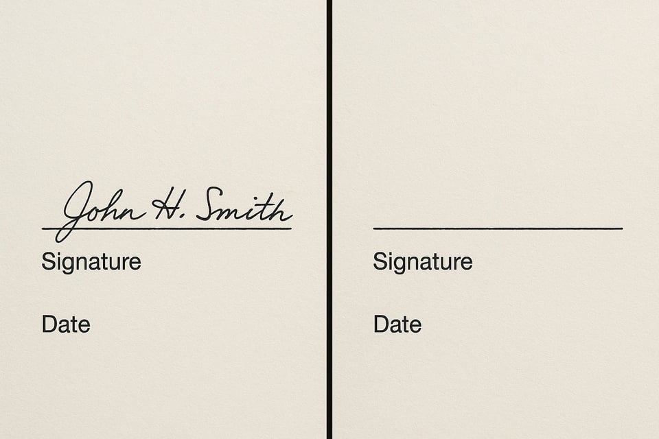 Mettez à jour vos contrats en supprimant les signatures obsolètes