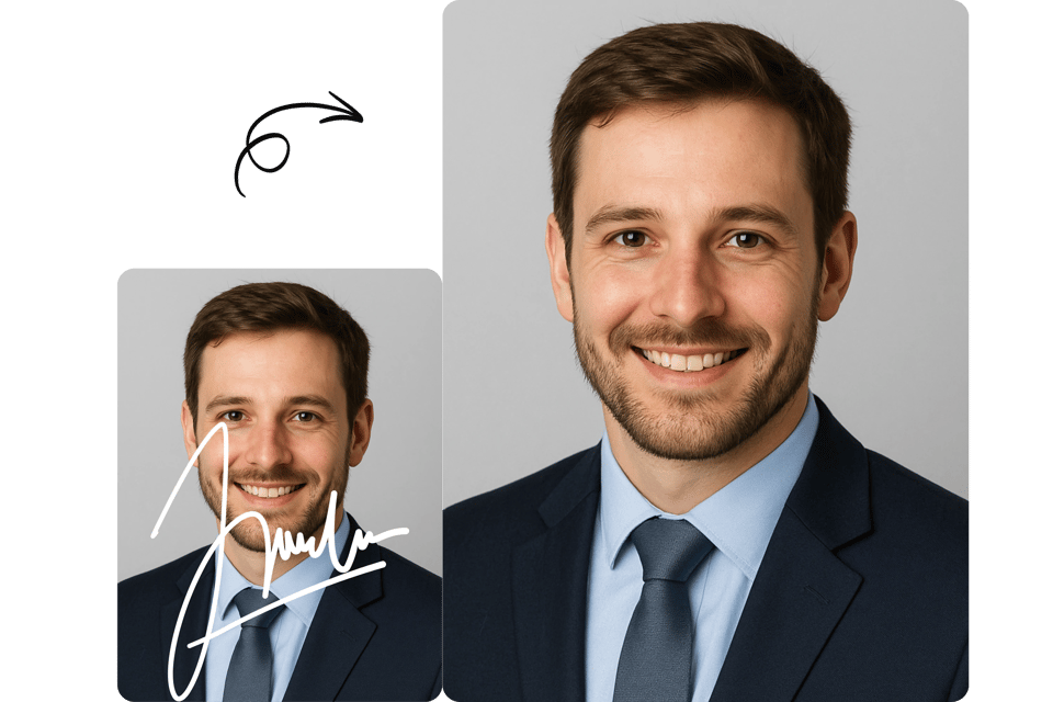 Nettoyez vos photos d'identité en supprimant les signatures