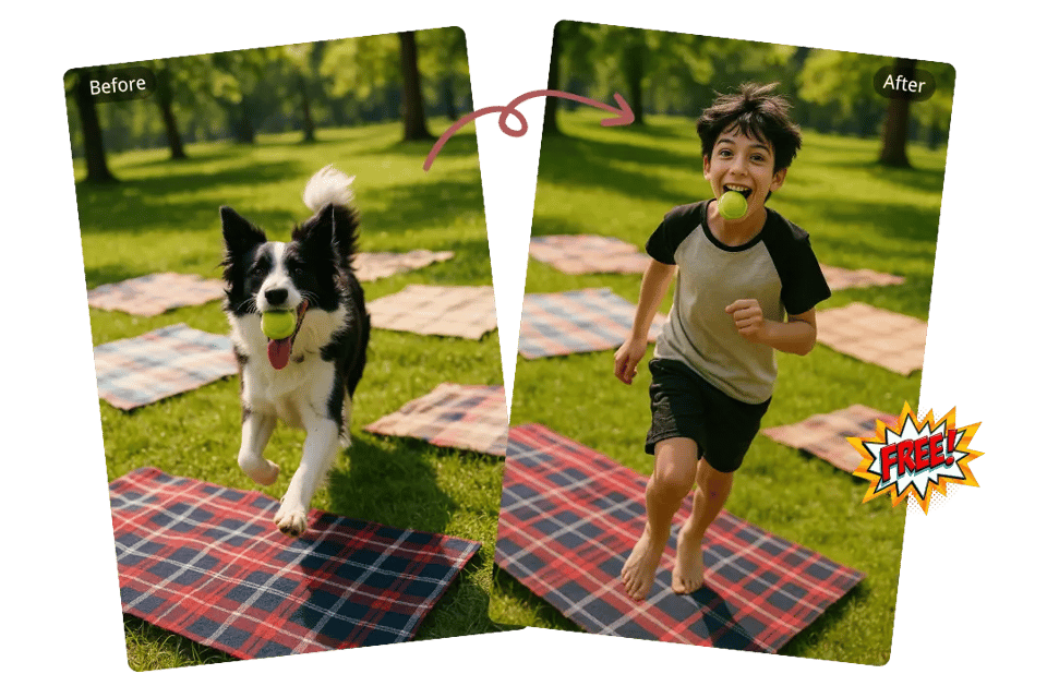 Générateur d'IA gratuit : transformez votre chien en humain en un clin d'œil