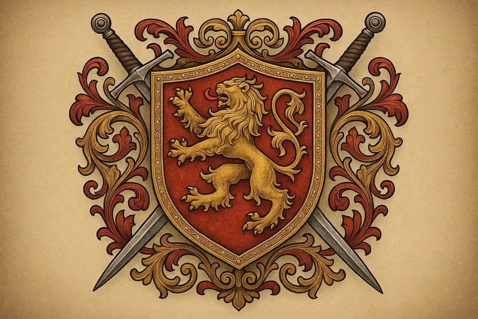 Générateur de blasons familiaux dans le style médiéval