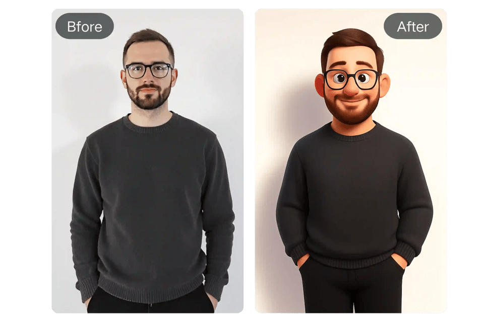 3D Cartoon Yourself AI