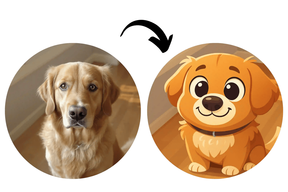 Photo to Cartoon for Pets and More