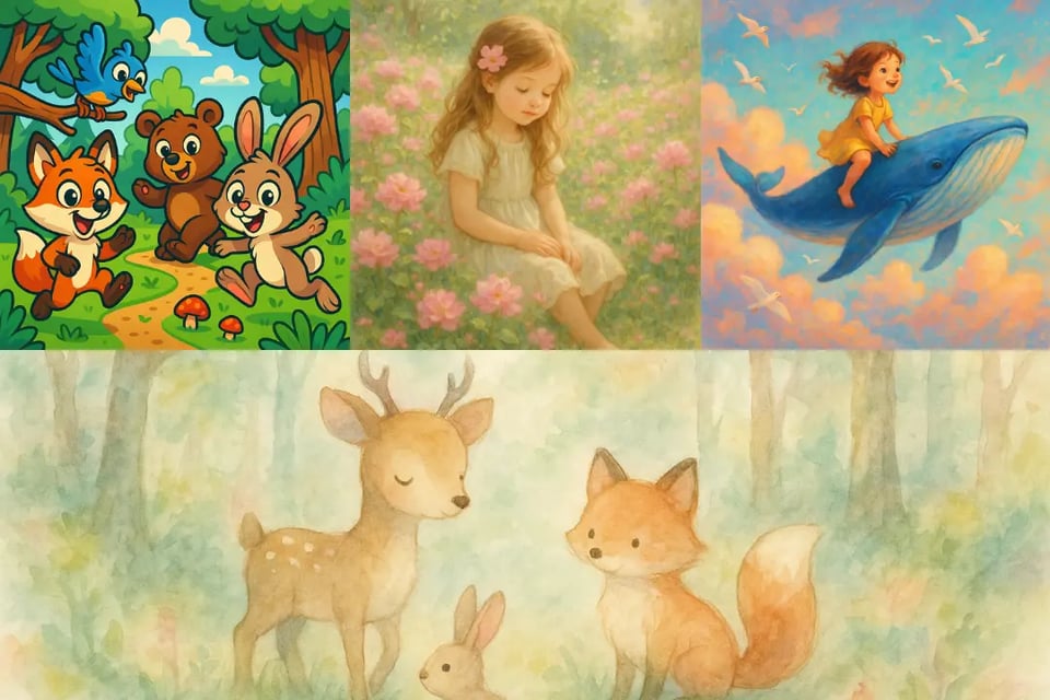 Diverse Styles in Children’s Book Illustration Generator