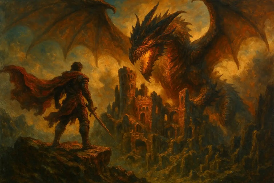 Epic Fantasy Novel Cover