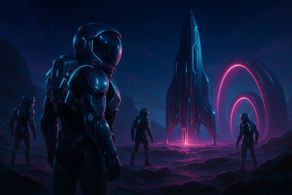 Sci-Fi Adventure Illustration