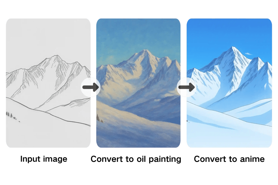 Multiple Styles and Filters for Sketch to Image AI