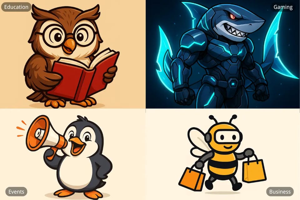Create Distinct Mascot Characters for Any Project