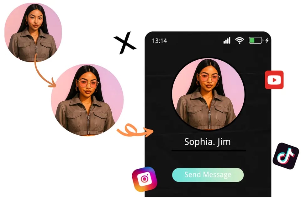 Create Personalized Avatars with Virtual Try-On Glasses