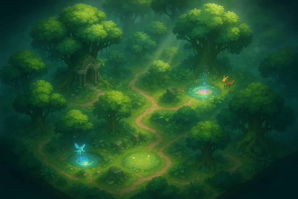 Enchanted Forest Maps