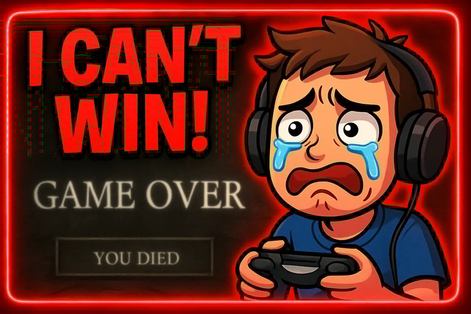 Enhance Gaming Thumbnails with Sad Face Filter