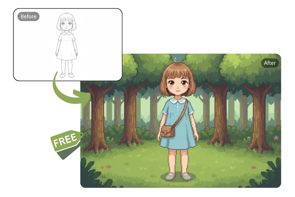Turn Any Idea Into a Sprite Character With Free AI Sprite Generator