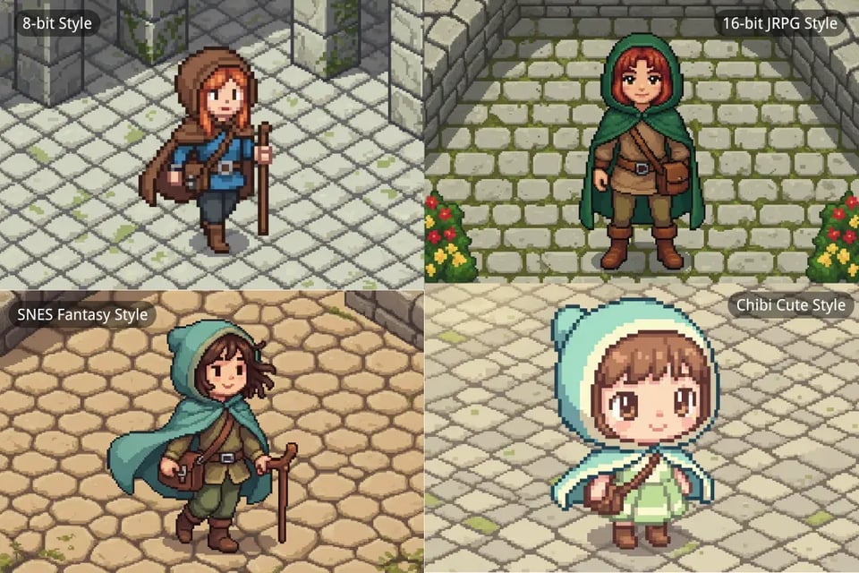 Choose the Sprite Style That Matches Your Story