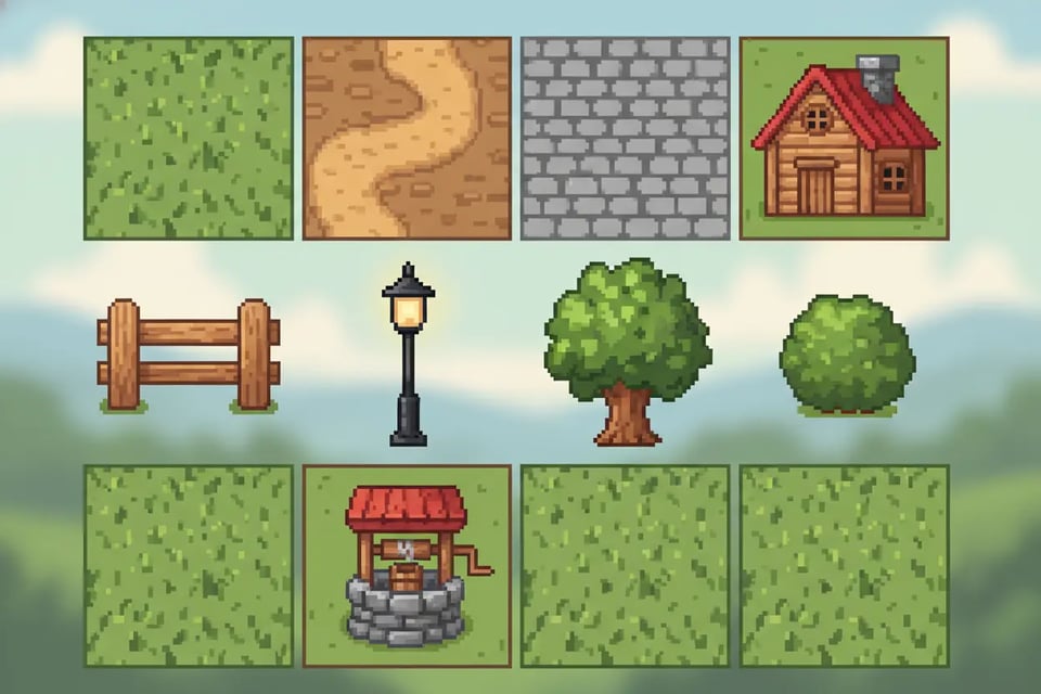 Environment Tiles & Buildings