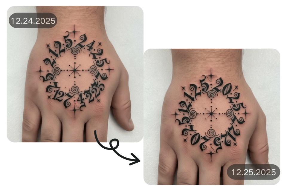 One-Click Custom Ambigram Tattoos for Any Language