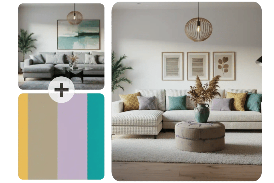 Smart Color Matching with AI Kitchen Designer