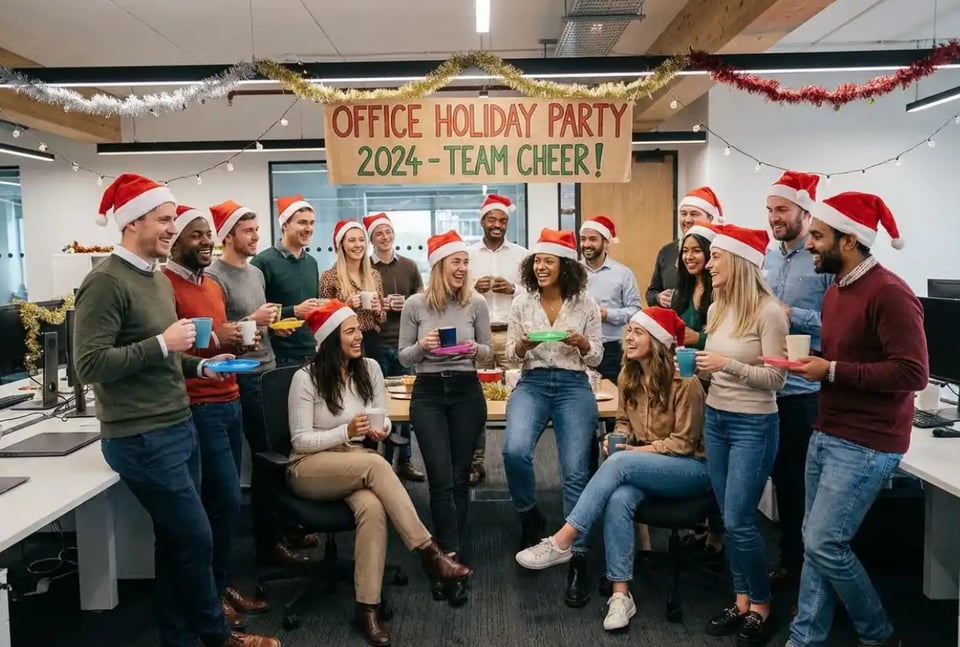 Add Santa Hat to Photo Free Online for Team or Office Celebrations