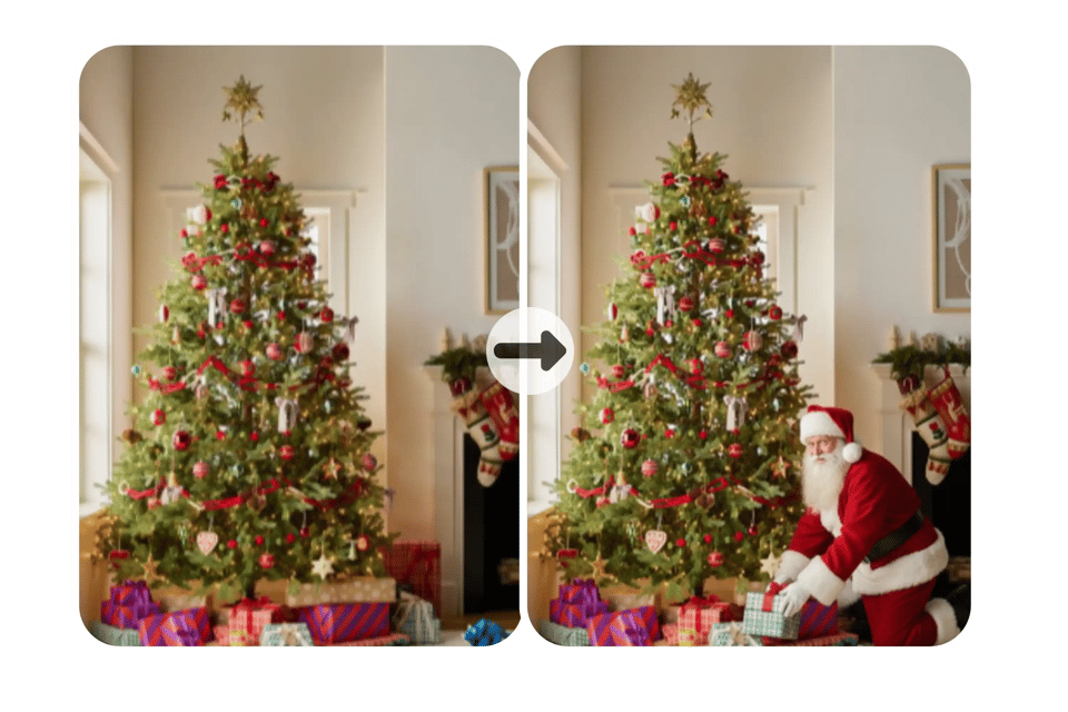 Catch Santa in Your House with Natural Lighting and Scale