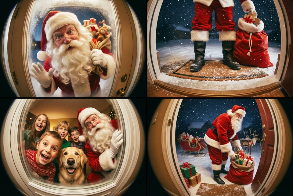 Catch Santa in My House for Kids and Family Photos