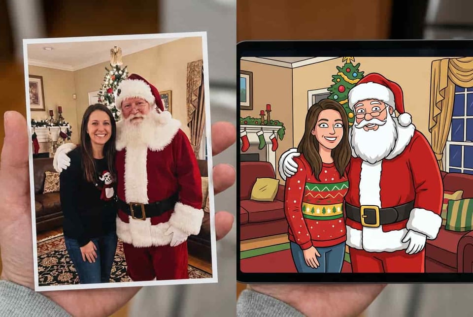 Customize Santa’s Style for Cartoon or Realistic Looks