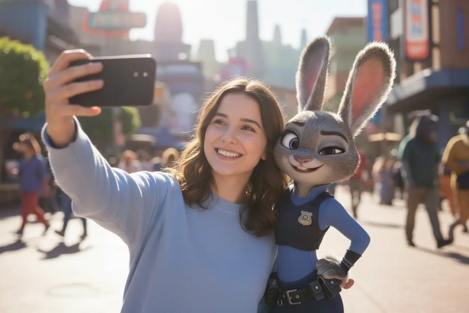 Take an AI Selfie With Your Favorite Zootopia Character With Pose Control