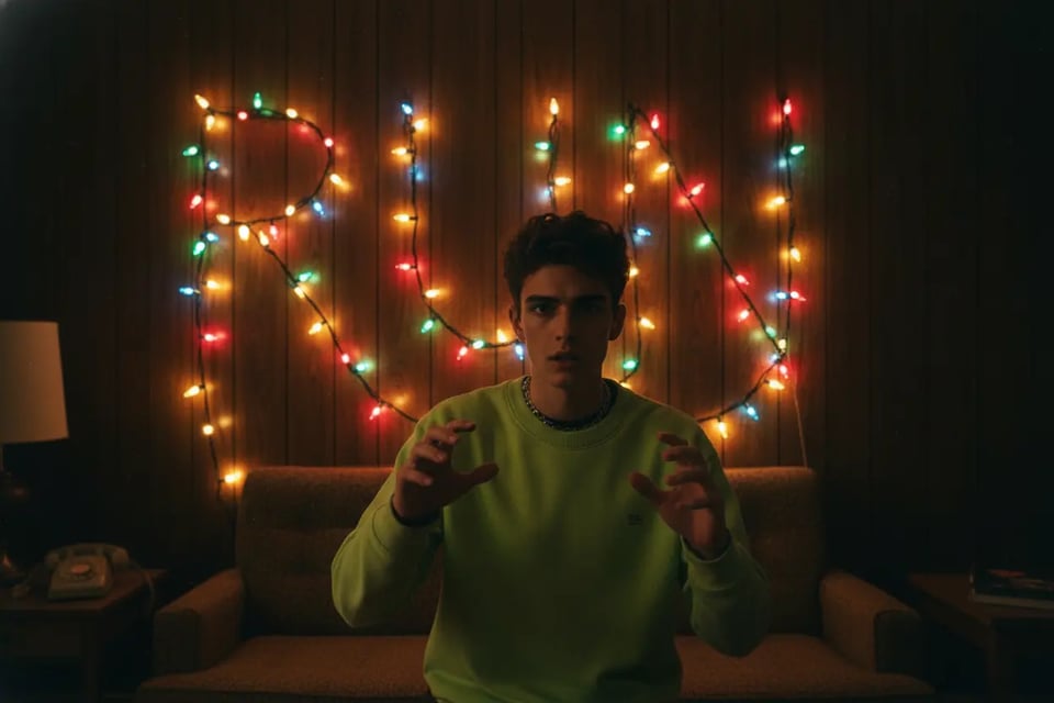 Stranger Things Joyce’s Living Room Lights