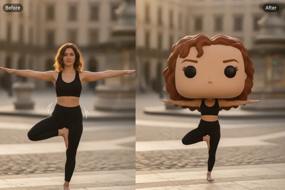 Dynamic Funko Pop Action Pose