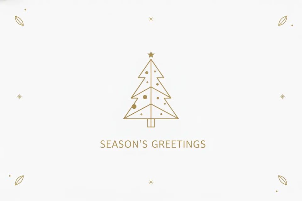 Minimalist AI Christmas Card Generator Prompt