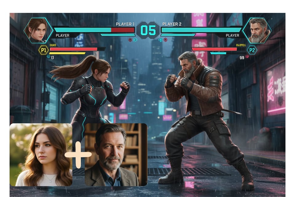 Turn Photo into Street Fighter Character Instantly