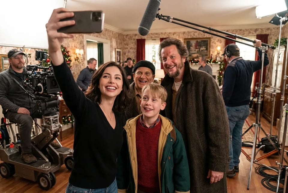 Natural Pose and Lighting with Nano Banana Pro Scene Blending