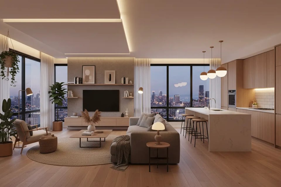 Photorealistic Apartment Layout Generation