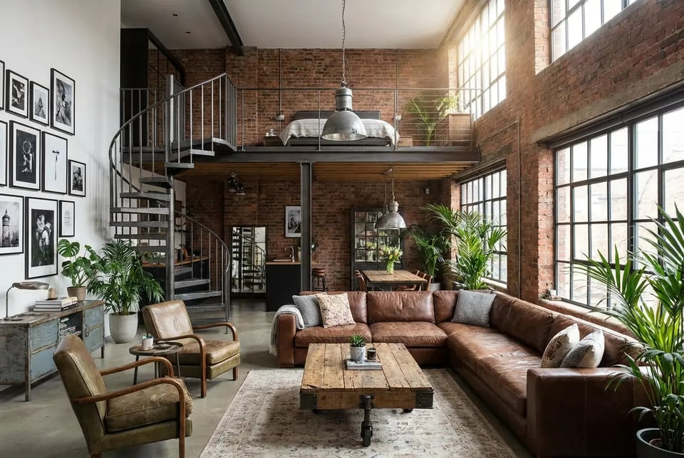 Loft-Style Apartment Redesign