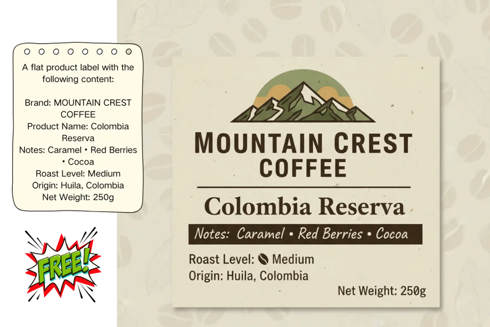 Text-to-Label for Instant, Professional Layouts With Free AI Label Generator Online