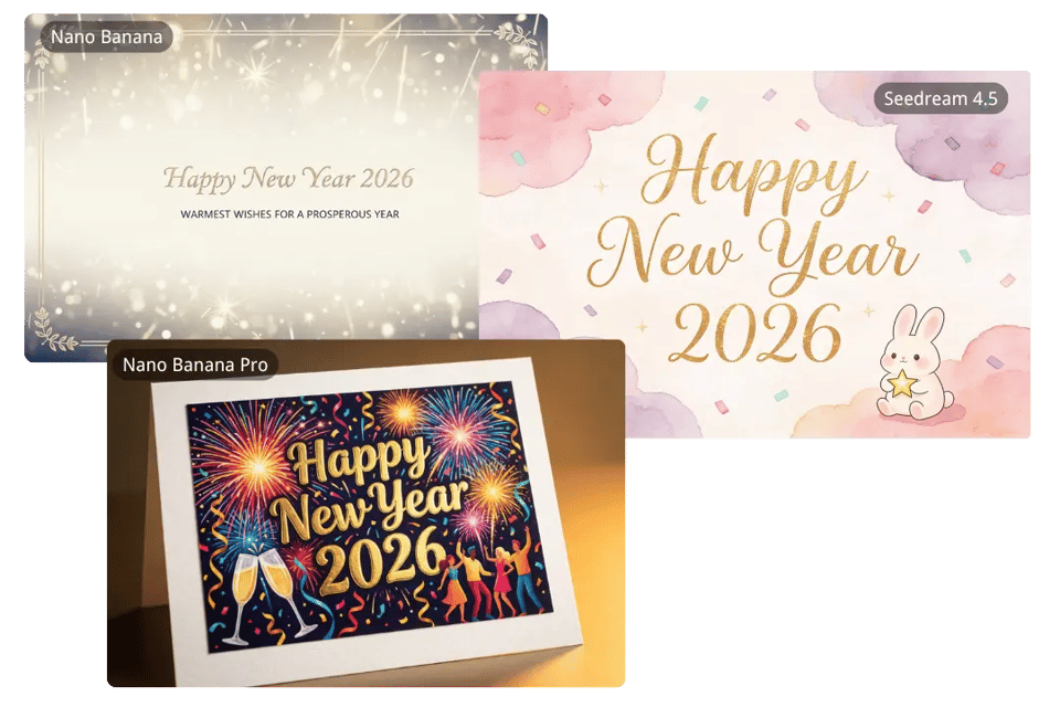 Choose from Multiple AI Image Models and Card Styles