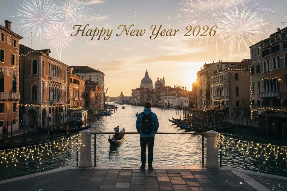 Long-Distance New year Card