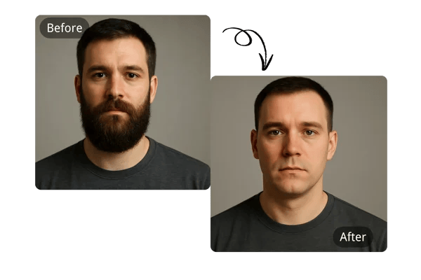 Remove Beard for a Fresh Attractiveness Rating