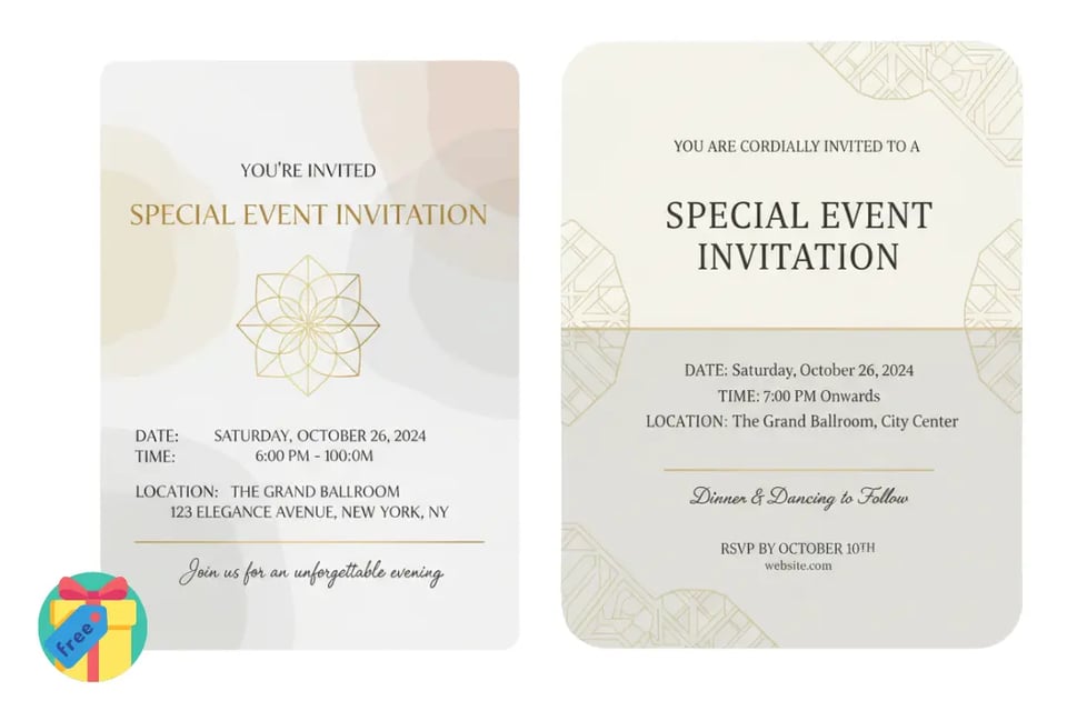 Creador de invitaciones con IA fácil de usar, gratis en línea para cualquier evento